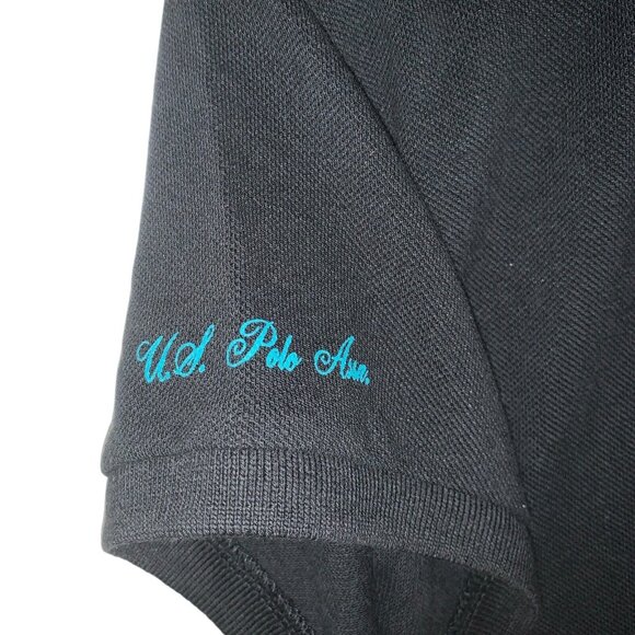 U.S. Polo Assn. Boys Short Sleeve 100% Cotton Polo XL (14) Shirt Black NWT READ - Picture 4 of 6
